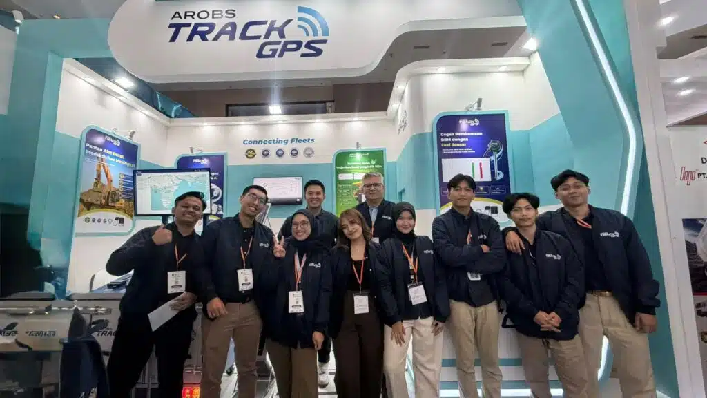Tim Arobs TrackGPS Mengikuti Pameran mining Indonesia 2026